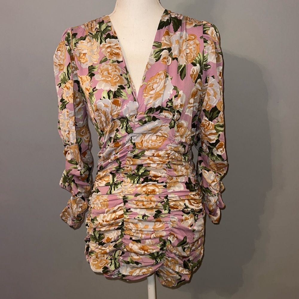 LuBella Boutique 3/4 Sleeve Floral Dress